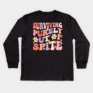 Surviving Purely Out Of Spite Kids Long Sleeve T-Shirt